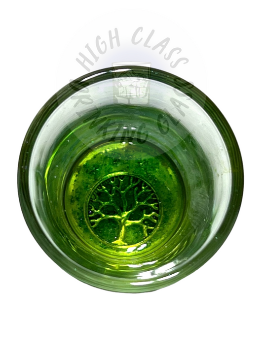 Green Tree Shot Glass