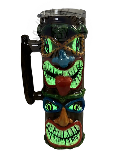 Tiki Totem 30 oz Skinny with Handle