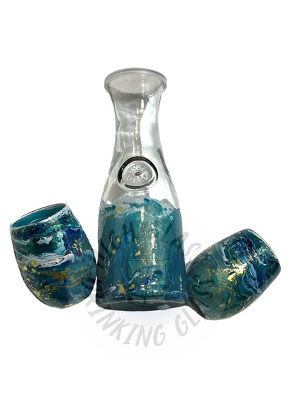 Stemless Decanter Set 3pc