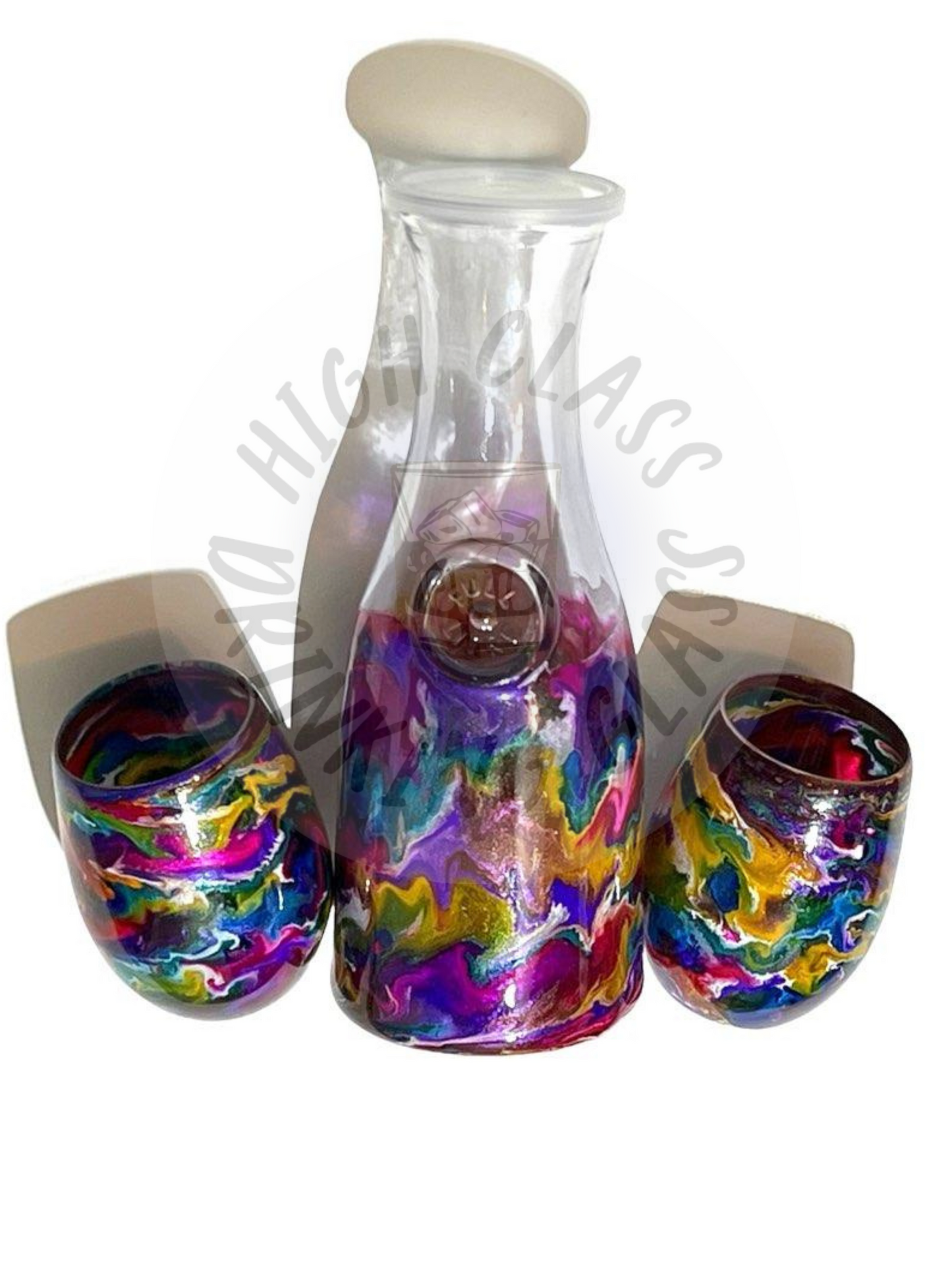 Stemless Decanter Set 3pc